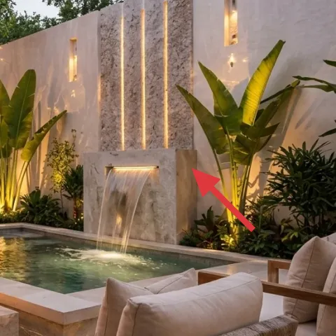 banana-leaf plant in the right landscaping