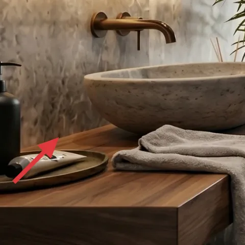 black soap dispenser