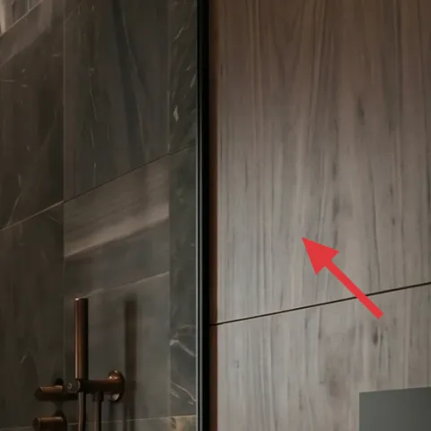 rectangular wall-mounted mirror cabinet