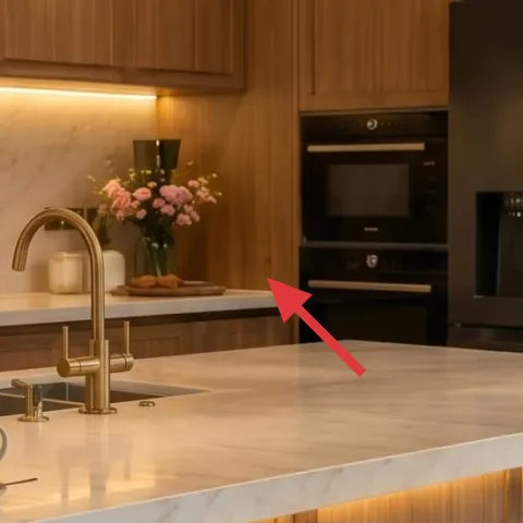 brass kitchen faucet