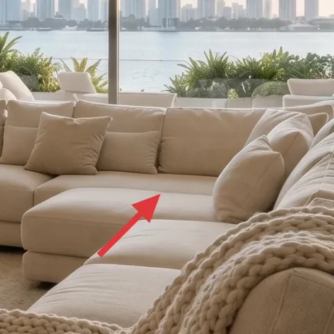 cream sofa cushions