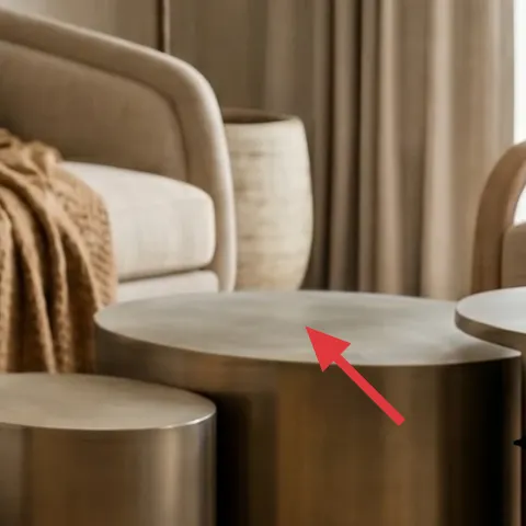 small round side table