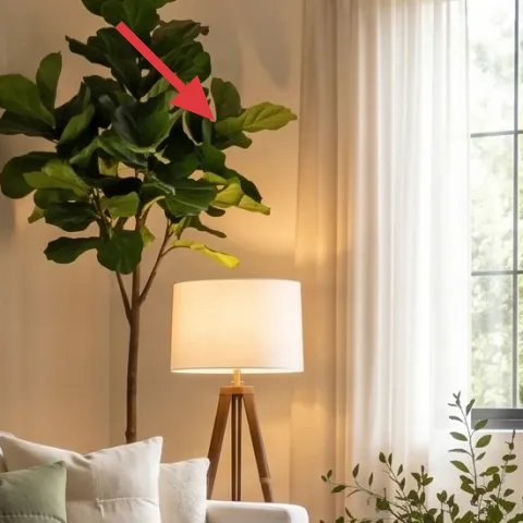 Indoor plant tree in a pot