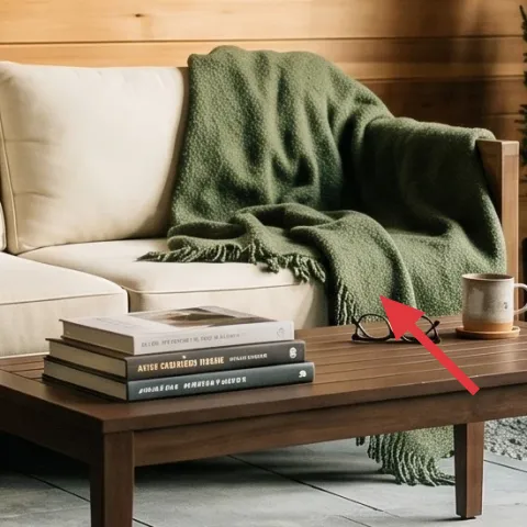 green throw blanket