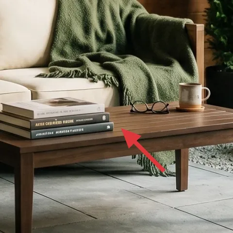 wood coffee table