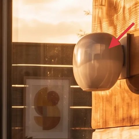 Hanging globe outdoor lantern