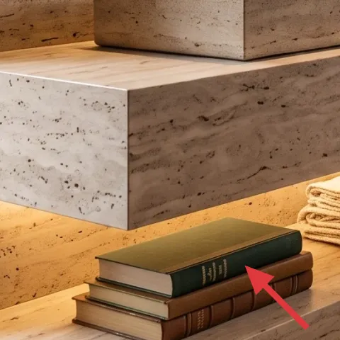 decorative book stack