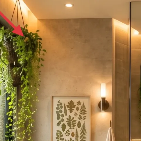 hanging round plant planter