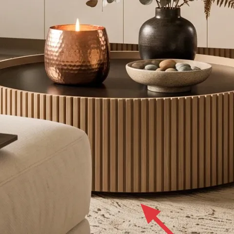 area rug with natural woven texture