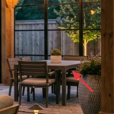 outdoor dining table
