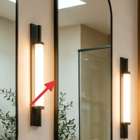 Black wall sconce