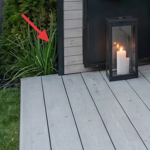 potted tufted grass planter