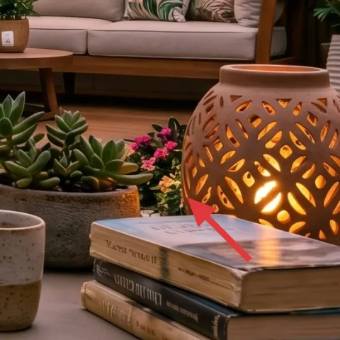 tabletop cutout lantern