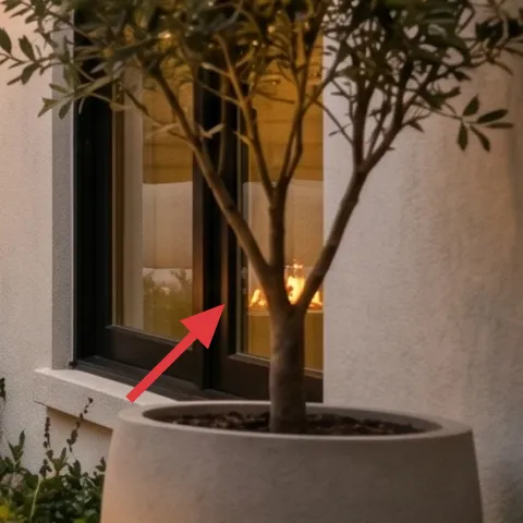 potted tree
