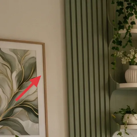 Framed botanical wall art