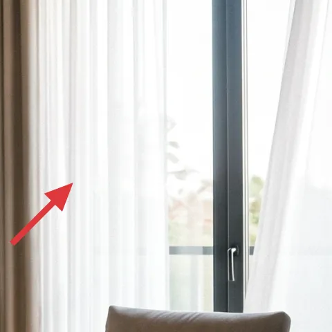 Curtain panel pair (84") in brown