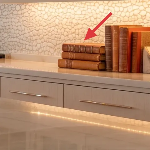 decorative book stack