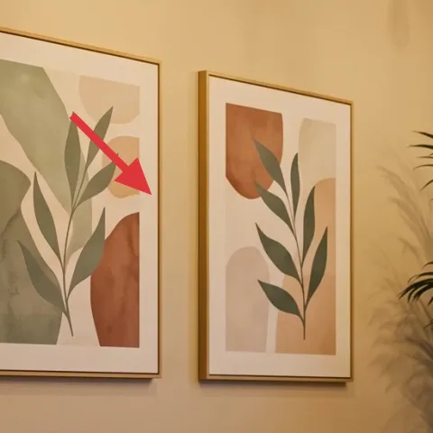 framed botanical art print