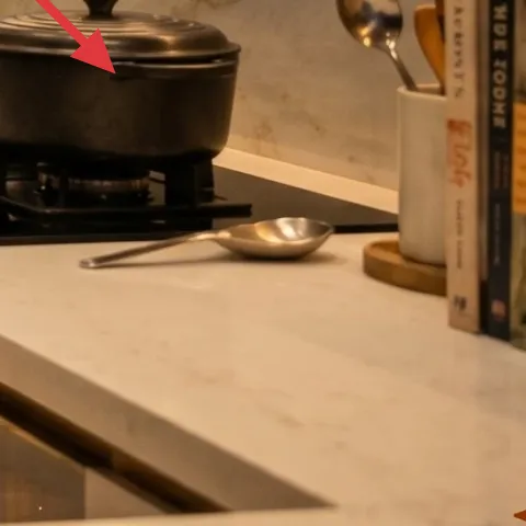 black lidded countertop pot
