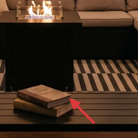 black coffee table