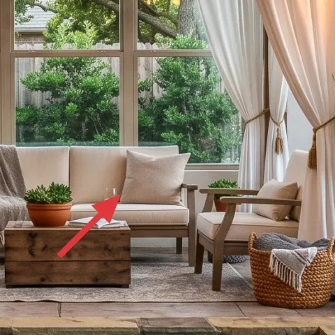 gray throw blanket on sofa