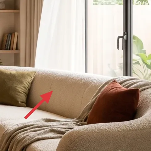 throw pillow in olive green