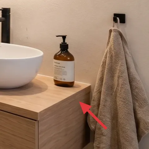 Bathroom vanity with drawers