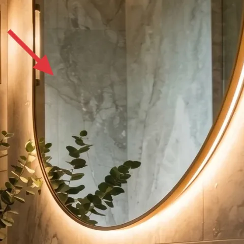 Brass wall sconce