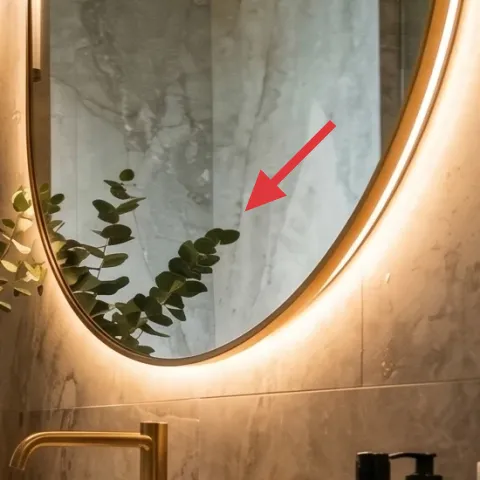 Oval mirror