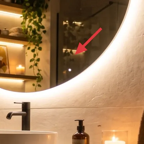 round wall mirror