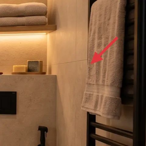 Towel ladder rack