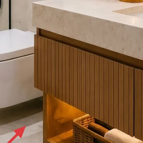 Woven bath mat