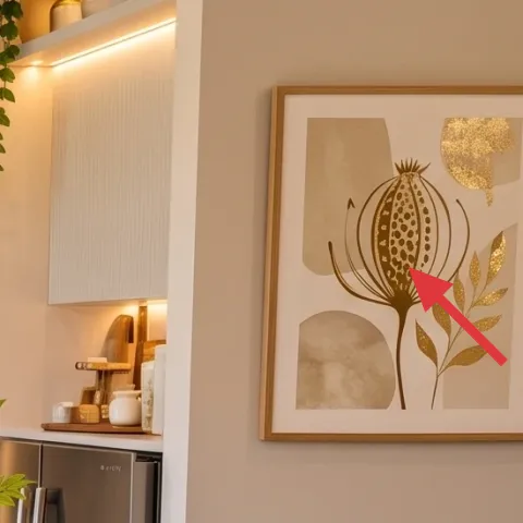 Framed botanical wall art print