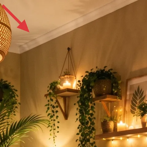 woven pendant light